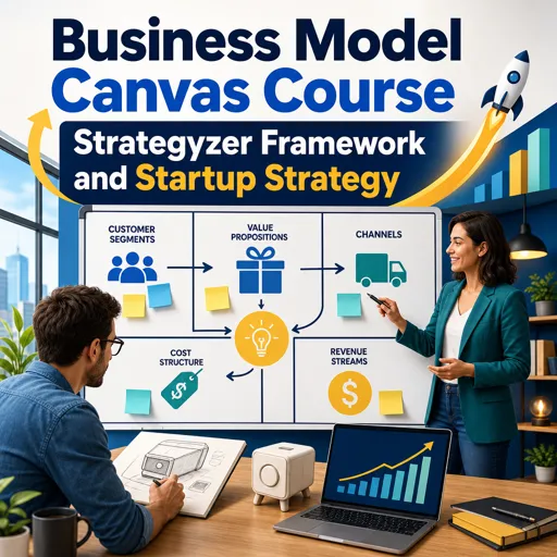 Free Course Image Business Model Canvas Course: Strategyzer Framework and Startup Strategy