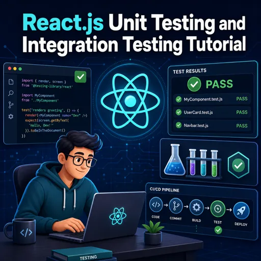 Free Course Image React.js Unit Testing and Integration Testing Tutorial