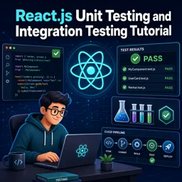 Free Course Image React.js Unit Testing and Integration Testing Tutorial