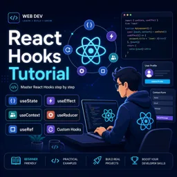 Free Course Image React Hooks Tutorial