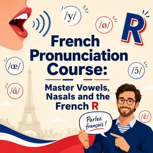Free Course Image French Pronunciation Course: Master Vowels, Nasals and the French R