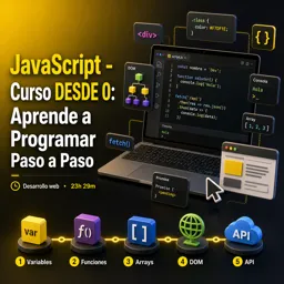 Imagen del curso gratis JavaScript - Curso DESDE 0: Aprende a Programar Paso a Paso