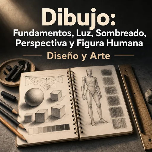 Imagen del curso gratis Dibujo: Fundamentos, Luz, Sombreado, Perspectiva y Figura Humana