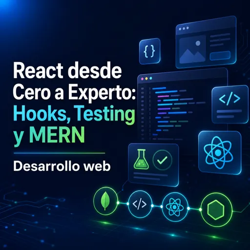 Imagen del curso gratis React desde Cero a Experto: Hooks, Testing y MERN