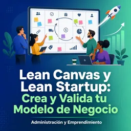 Imagen del curso gratis Lean Canvas y Lean Startup: Crea y Valida tu Modelo de Negocio