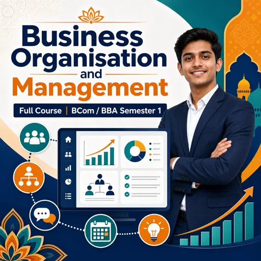 मुफ्त कोर्स की इमेज Business Organisation and Management Full Course