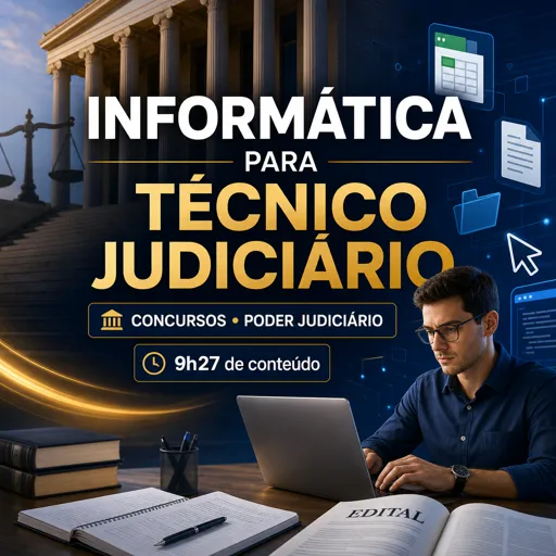 Imagem do Curso gratuito Informática para Técnico Judiciário