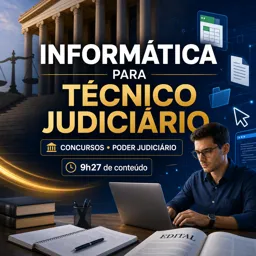 Imagem do Curso gratuito Informática para Técnico Judiciário