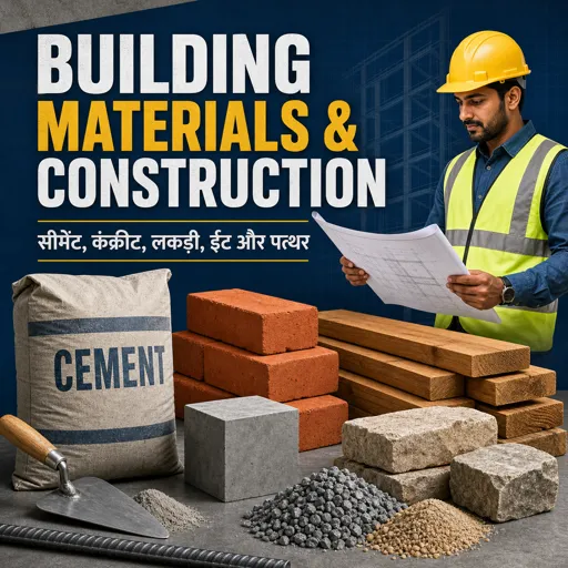 मुफ्त कोर्स की इमेज Building Materials and Construction - Cement, Concrete, Timber, Bricks, Stone