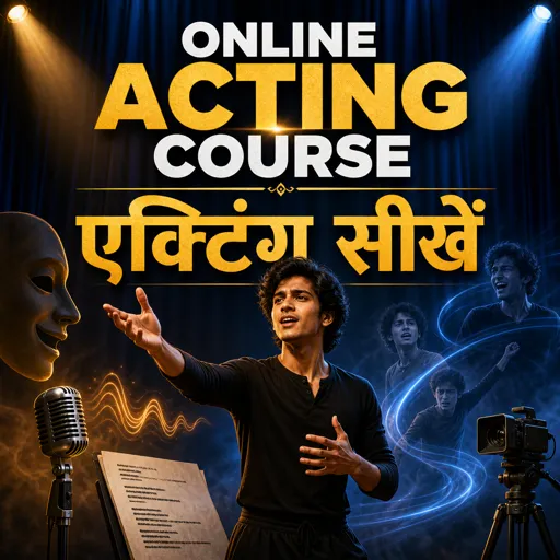 मुफ्त कोर्स की इमेज Online Acting Course: Acting Exercises, Voice Modulation, Expressions, Body Language and Improvisation
