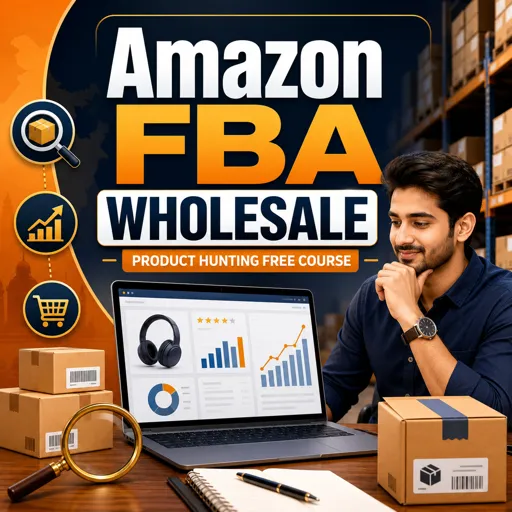 मुफ्त कोर्स की इमेज Amazon FBA Wholesale and Product Hunting Free Course