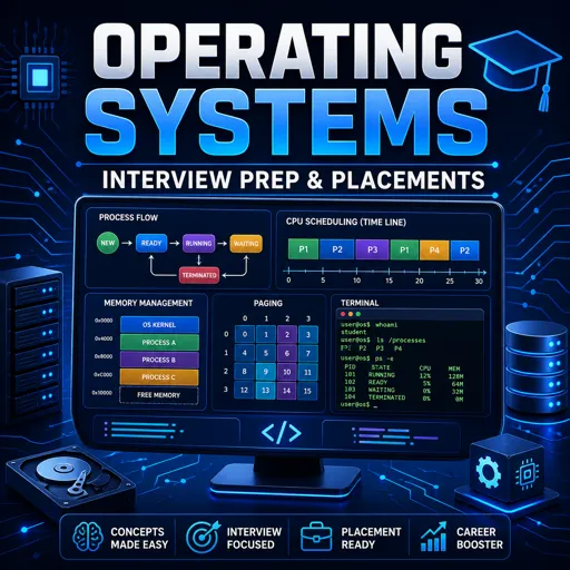 मुफ्त कोर्स की इमेज Operating Systems Interview Prep and Placements Course