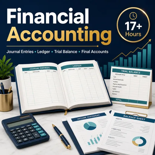 मुफ्त कोर्स की इमेज Financial Accounting - Syllabus, Journal Entries, Ledger, Trial Balance and Final Accounts