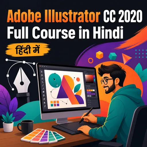 मुफ्त कोर्स की इमेज Adobe Illustrator CC 2020 Full Course in Hindi