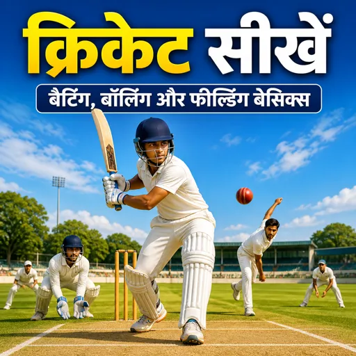मुफ्त कोर्स की इमेज Learn Cricket in Hindi: Batting, Bowling and Fielding Basics