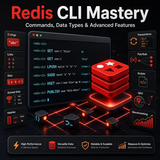 मुफ्त कोर्स की इमेज Redis CLI Mastery: Commands, Data Types and Advanced Features
