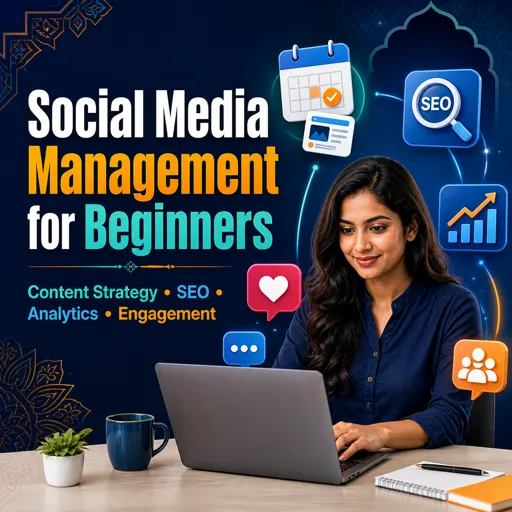मुफ्त कोर्स की इमेज Social Media Management for Beginners: Content Strategy, SEO, Analytics and Engagement