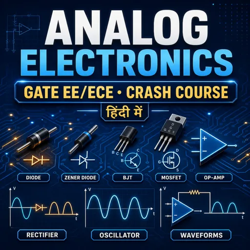 मुफ्त कोर्स की इमेज Analog Electronics for GATE EE/ECE/IN Crash Course