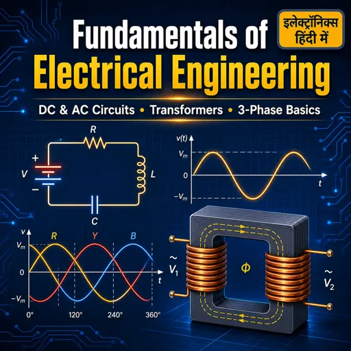 मुफ्त कोर्स की इमेज Fundamentals of Electrical Engineering: DC and AC Circuits, Transformers and 3-Phase Basics