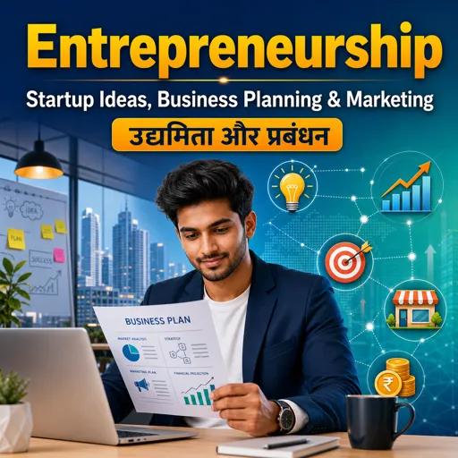 मुफ्त कोर्स की इमेज Entrepreneurship: Startup Ideas, Business Planning, Marketing 