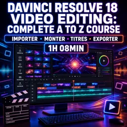 Image de cours gratuite DaVinci Resolve 18 Video Editing: Complete A to Z Course