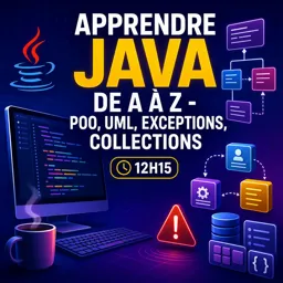 Image de cours gratuite Apprendre Java de A à Z - POO, UML, exceptions, collections