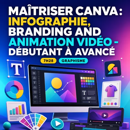 Image de cours gratuite Maîtriser Canva : Infographie, Branding and Animation Vidéo - Débutant à Avancé