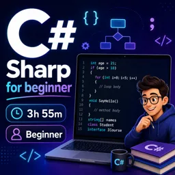 Free Course Image C# Sharp for beginner