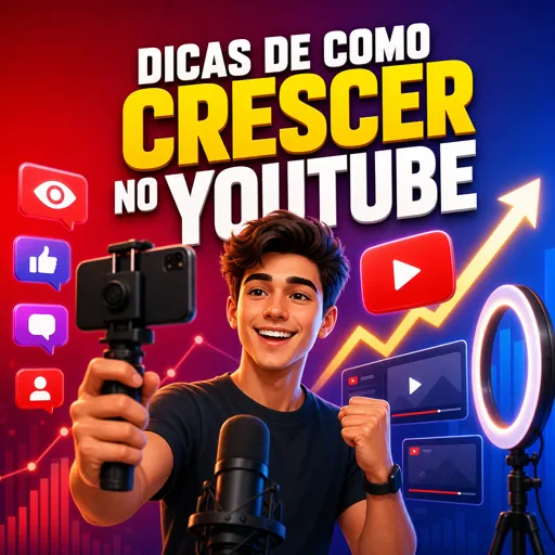 Imagem do Curso gratuito Dicas de como crescer no Youtube