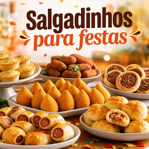 Imagem do Curso gratuito Salgadinhos para festas