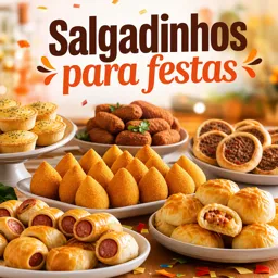Imagem do Curso gratuito Salgadinhos para festas