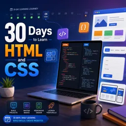 Free Course Image 30 Days to Learn HTML and CSS