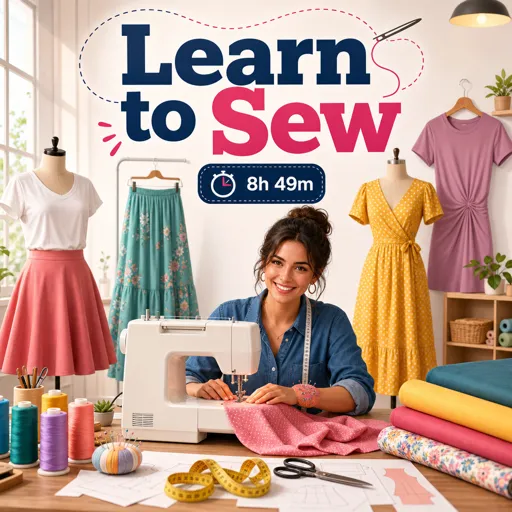 Free Course Image Learn to Sew