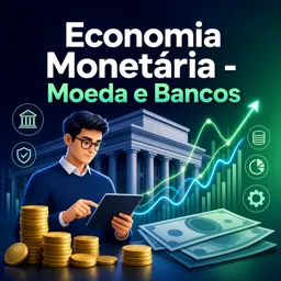 Imagem do Curso gratuito Economia Monetária - Moeda e Bancos