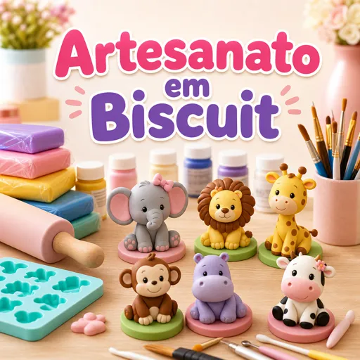 Imagem do Curso gratuito Artesanato em Biscuit