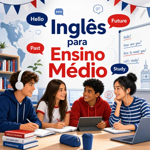 Imagem do Curso gratuito Inglês para Ensino médio