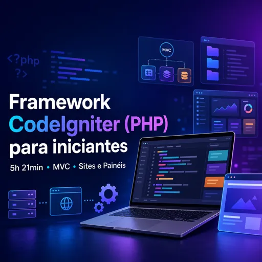 Imagem do Curso gratuito Framework CodeIgniter (PHP) para iniciantes