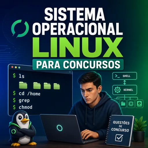 Imagem do Curso gratuito Sistema operacional Linux para concursos
