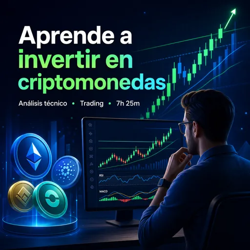 Imagen del curso gratis Aprende a invertir en criptomonedas